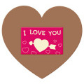 Tablette coeur I love you