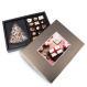 Boîte chocolats de Noel personnalisable Sapin Noir