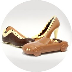 Figurines en chocolat