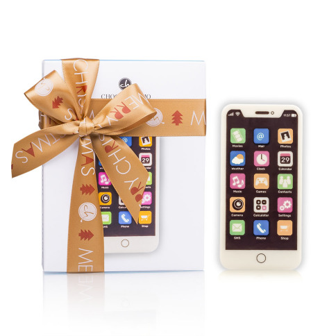 telephone portable en chocolat