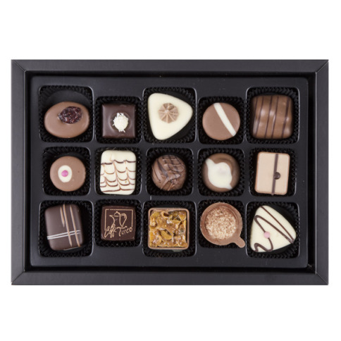 Chocolats faits à la main, boîte personnalisable
