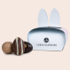 Boîte lapin avec oeufs en chocolat