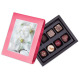 ChocoPostcard Mini Rose - Chocolats