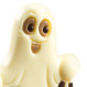 Sucette fantôme en chocolat blanc