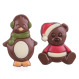 Two winter figures - Figurines en chocolat