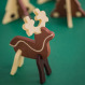 Xmas Reindeer 3D Solo - Renne de Noël en chocolat