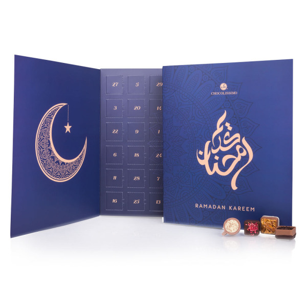 Eid Al-Adha Vert & Bleu Pocket Feutre Ramadan Calendrier de lAvent