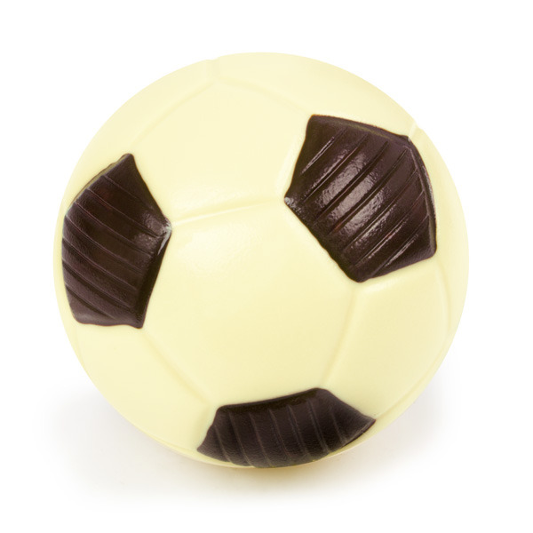 ballon de foot en chocolat au lait moulage creux en forme de ballon de  football footballeur