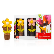 fleurs en chocolat, figurines en chocolat , chocolat belge