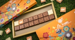 lettres en chocolat